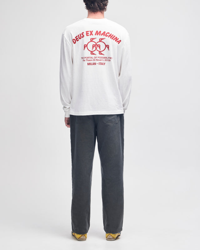 Horus Ls Tee - Vintage White