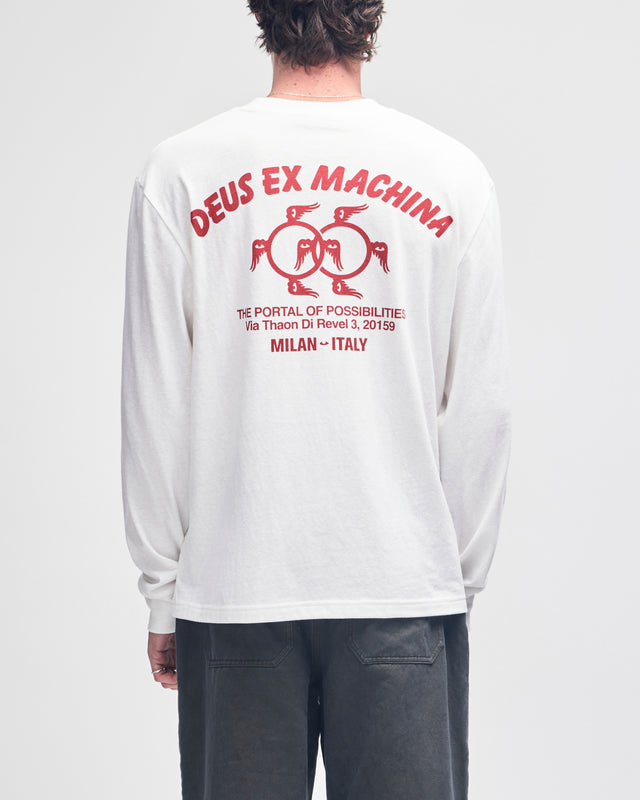 Horus Ls Tee - Vintage White