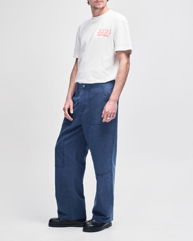 Benson Double Knee Pant - Indigo