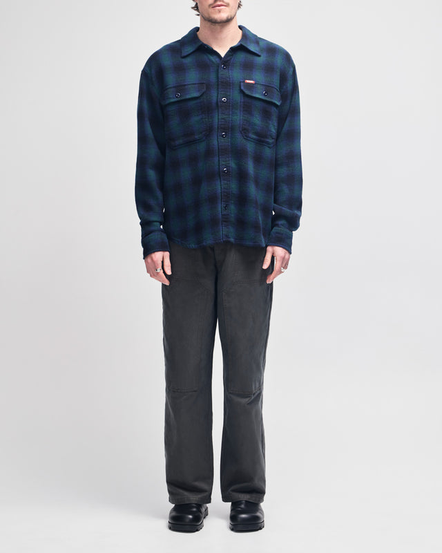 Carm Check Shirt - Black Check
