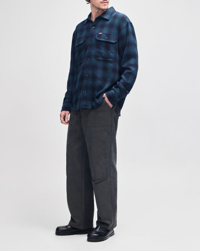 Carm Check Shirt - Black Check