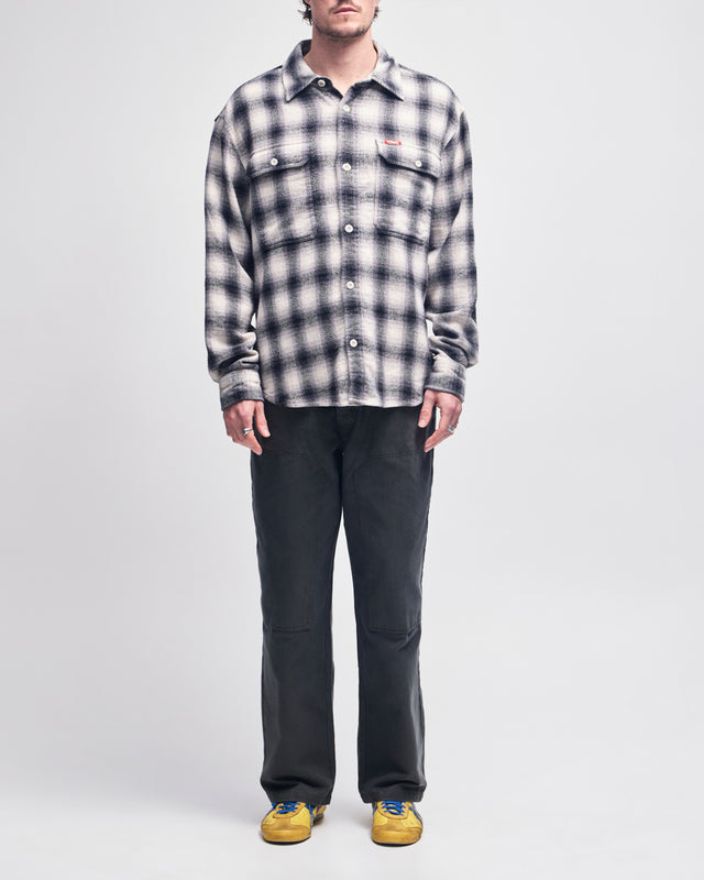 Carm Check Shirt - White Check