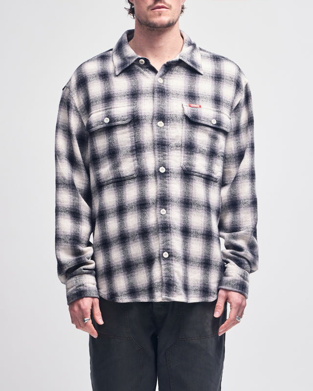 Carm Check Shirt - White Check