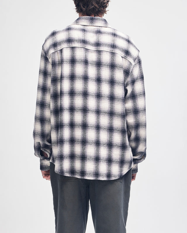 Carm Check Shirt - White Check