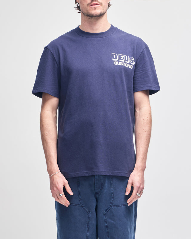 Heavy Metal Tee - Navy