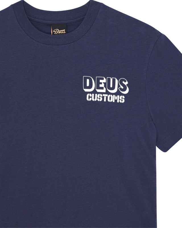 Heavy Metal Tee - Navy
