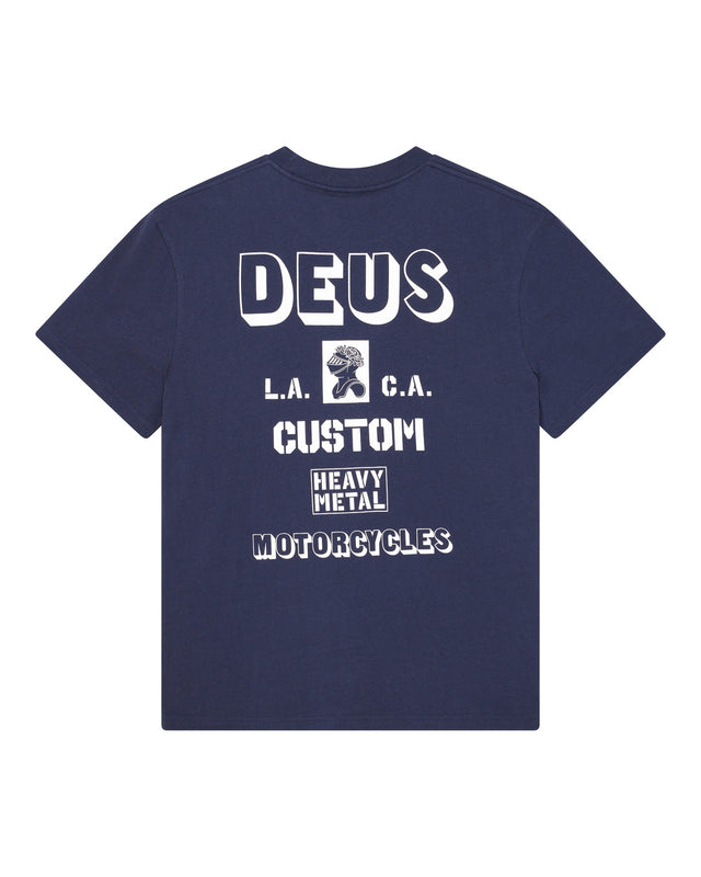 Heavy Metal Tee - Navy