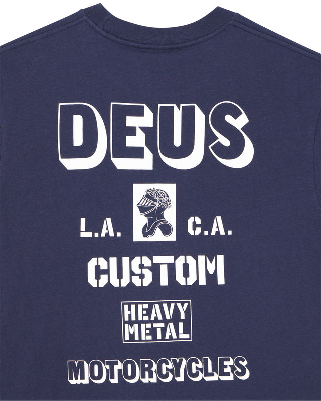Heavy Metal Tee - Navy