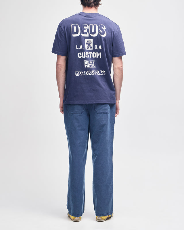 Heavy Metal Tee - Navy