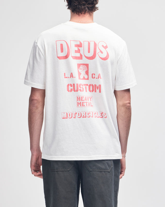 Heavy Metal Tee - Vintage White