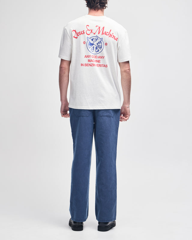 Hot Lips Tee - Light Grey Marle