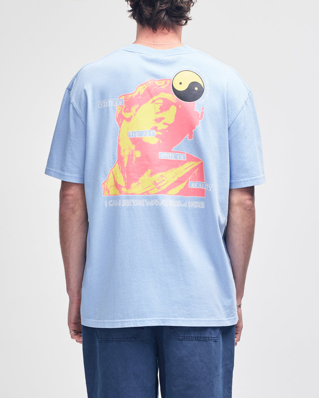State Of Reality Tee - Powder Blue