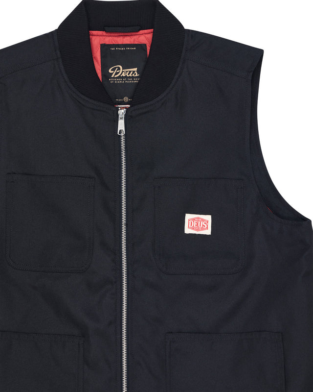 Irving Padded Vest - Black