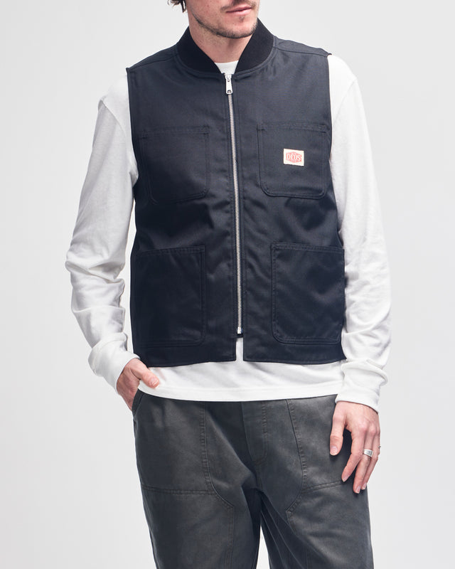 Irving Padded Vest - Black