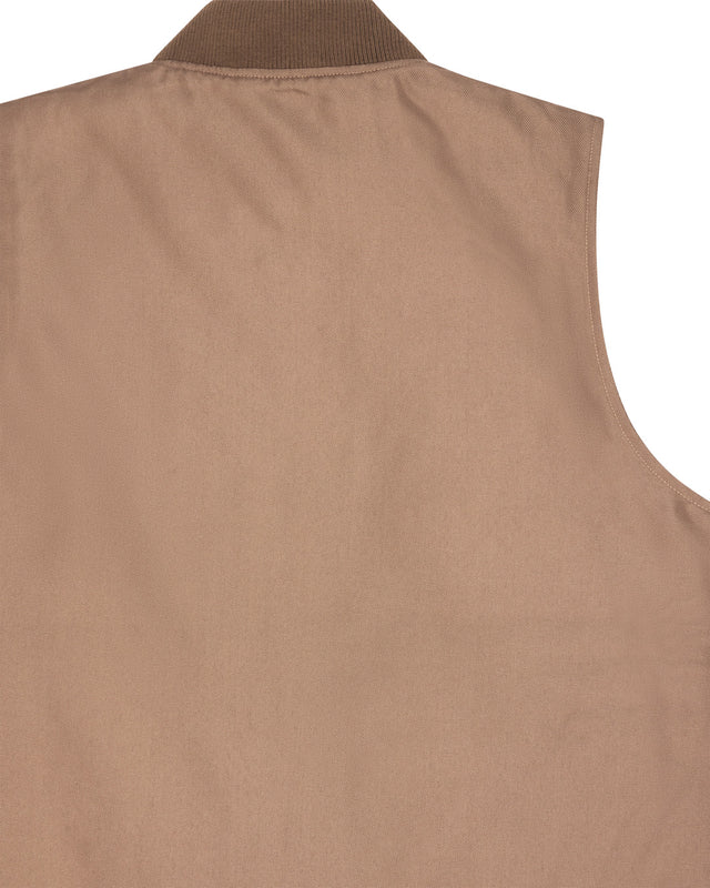 Irving Padded Vest - Camel Brown