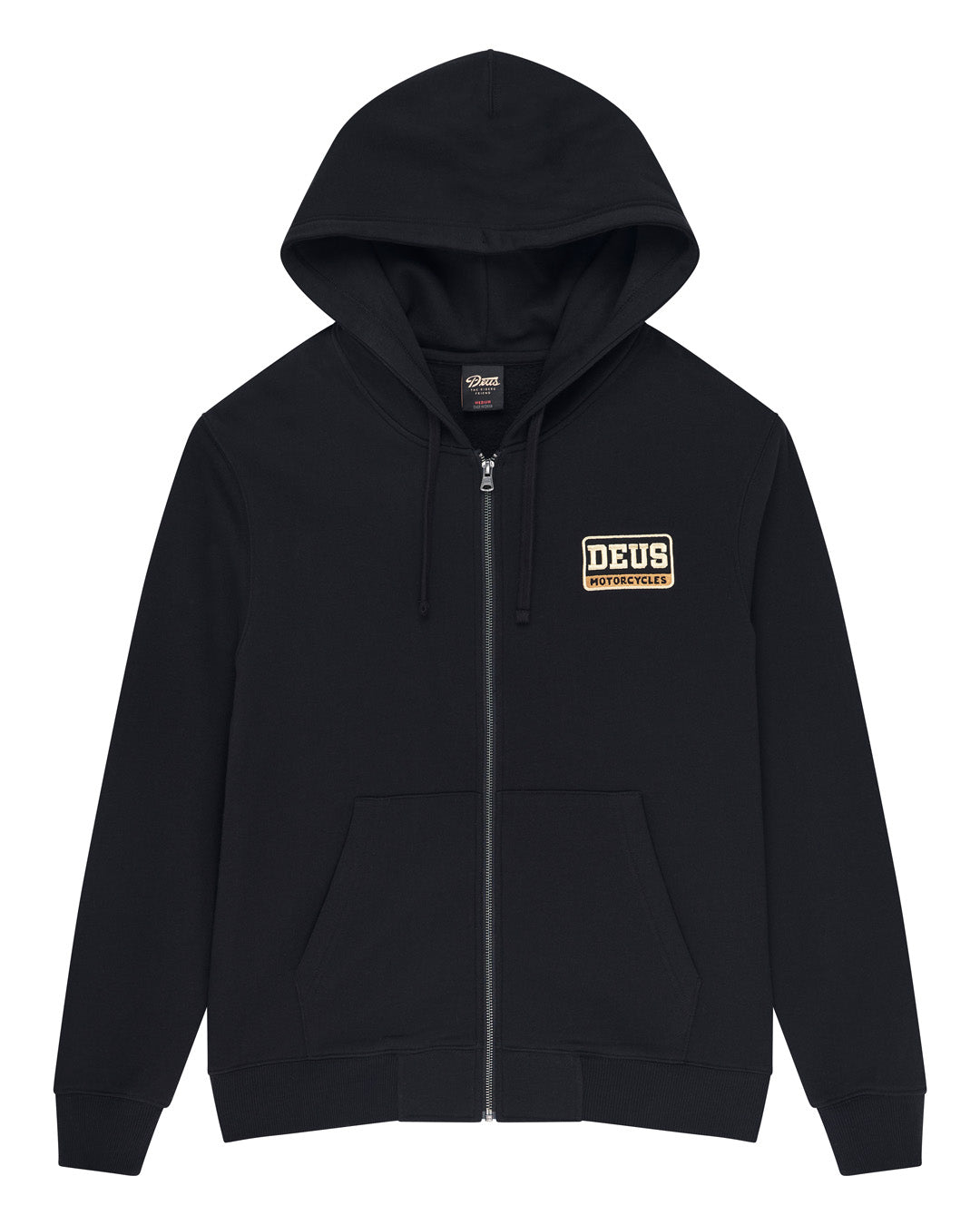 Sweaters | Deus Ex Machina | Stockton Zip Hoodie - Black – Deus Ex