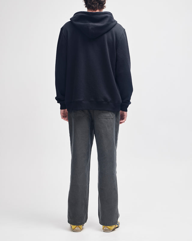 Stockton Zip Hoodie - Black