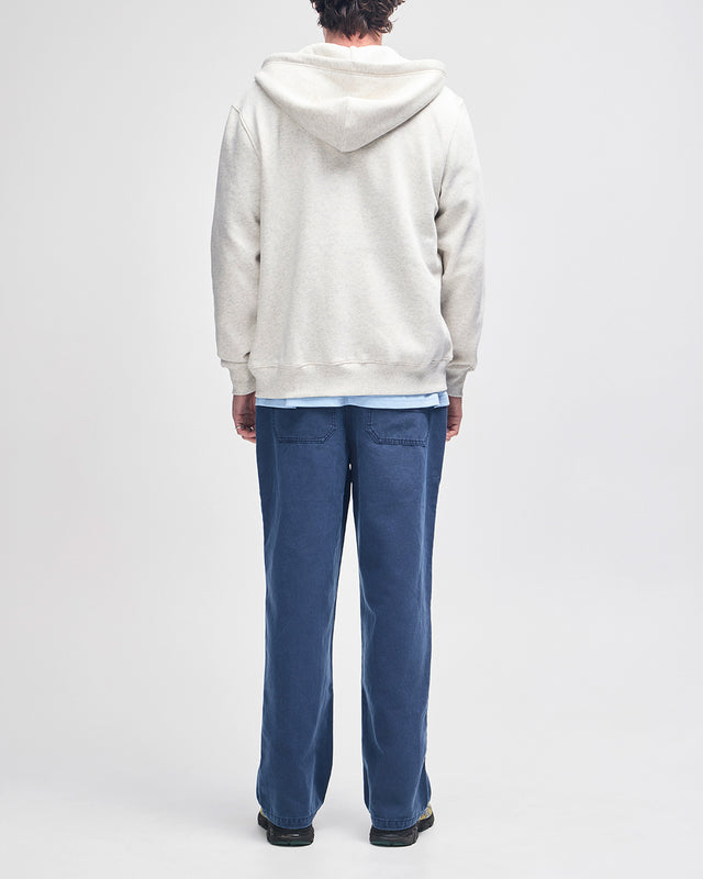 Stockton Zip Hoodie - Lt Grey Marle