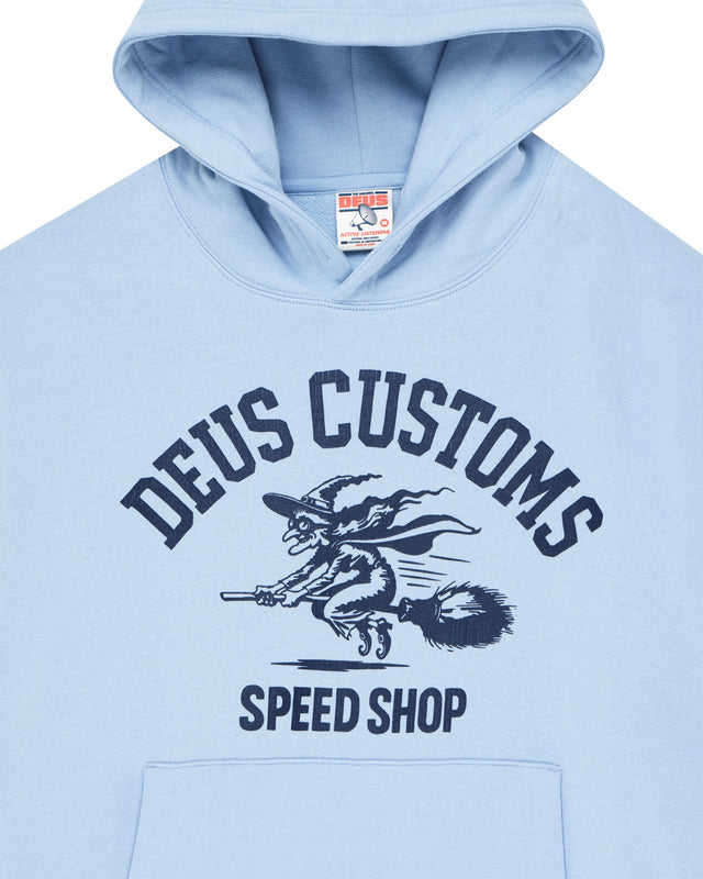 Oil & Rubble Hoodie - Cerulean Blue