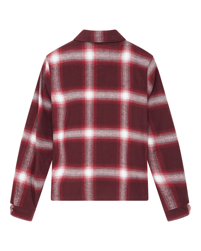 Frances Checkered Jacket - Ruby Red Check