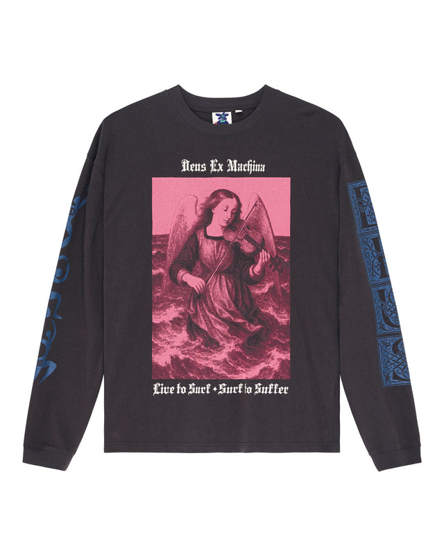 Swell Maps Os Ls Tee - Anthracite