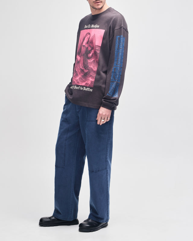 Swell Maps Os Ls Tee - Anthracite