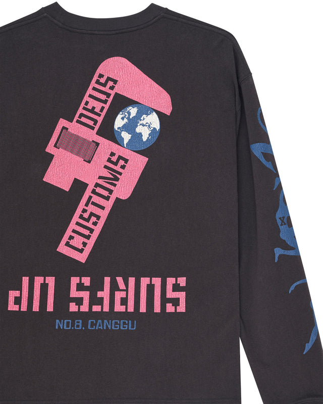 Swell Maps Os Ls Tee - Anthracite