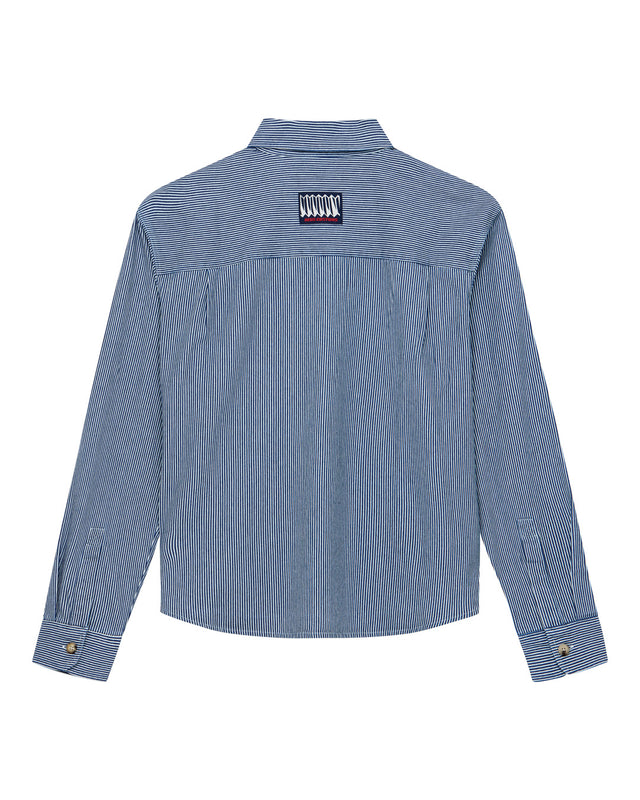 Hypernight Ls Shirt - Indigo Stripe