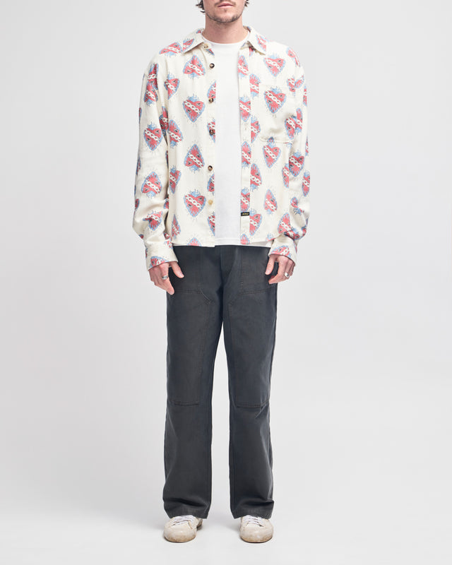 Priceless Advice Ls Shirt - Vintage White