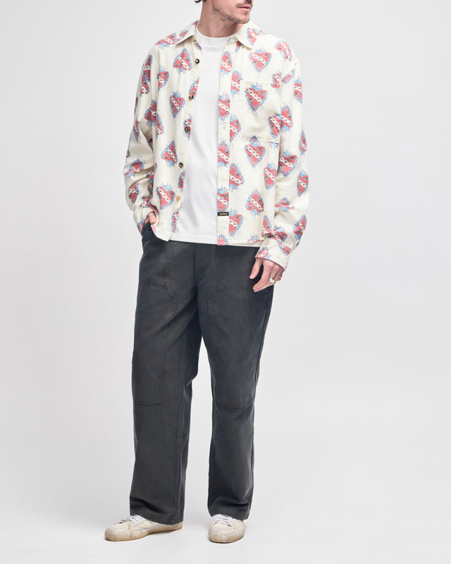 Priceless Advice Ls Shirt - Vintage White