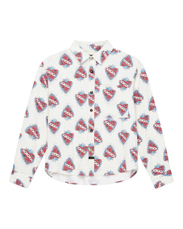 Priceless Advice Ls Shirt - Vintage White