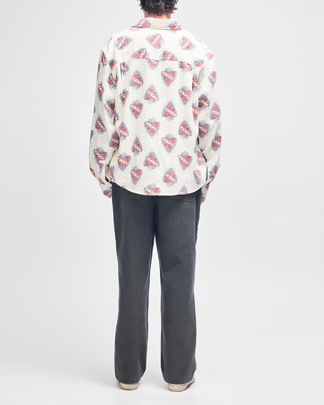 Priceless Advice Ls Shirt - Vintage White