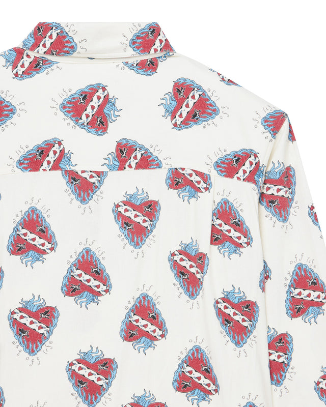 Priceless Advice Ls Shirt - Vintage White