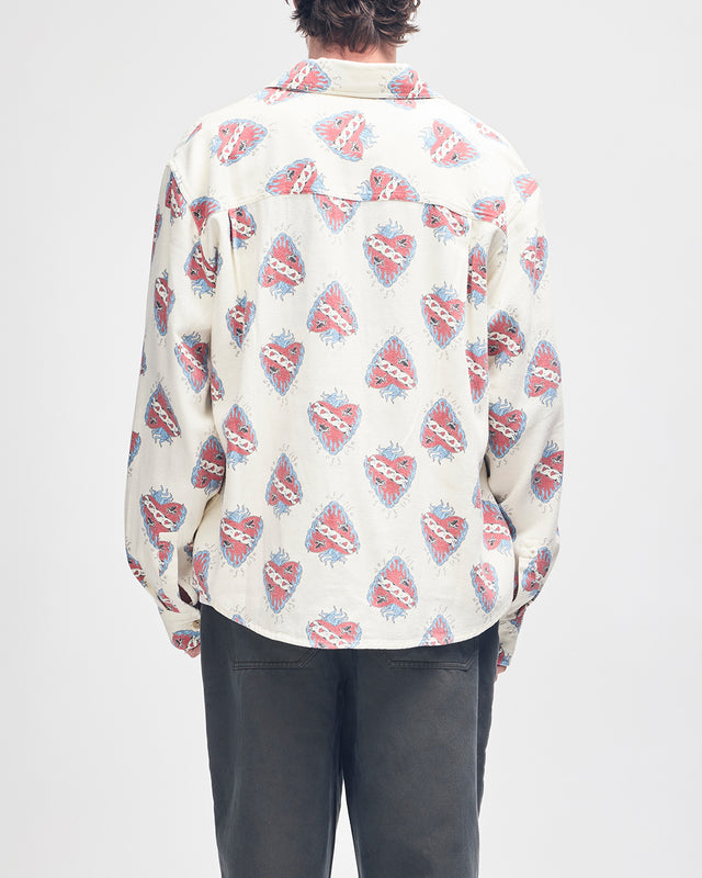 Priceless Advice Ls Shirt - Vintage White