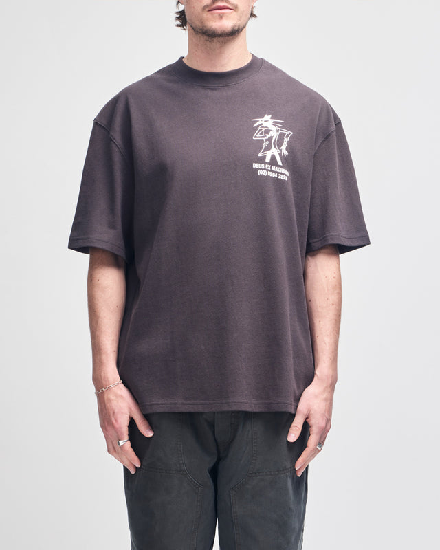 Clock It Os Tee - Anthracite