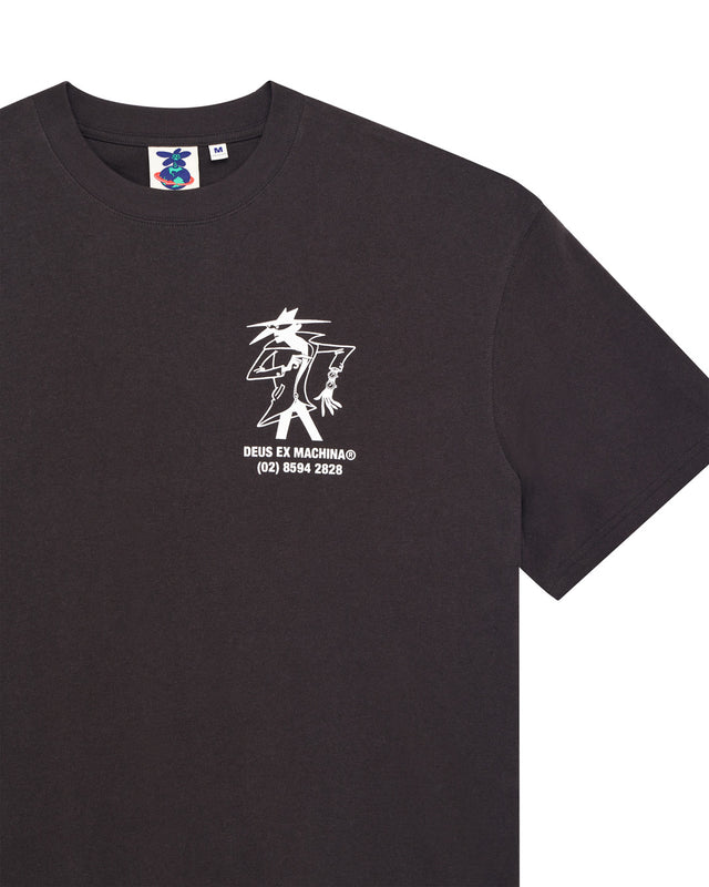 Clock It Os Tee - Anthracite