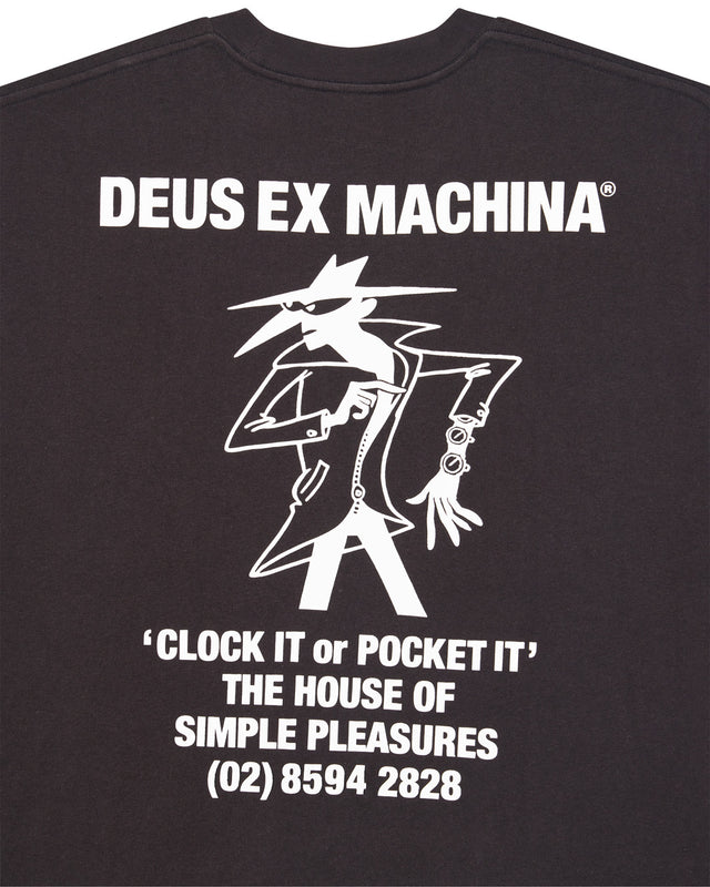 Clock It Os Tee - Anthracite