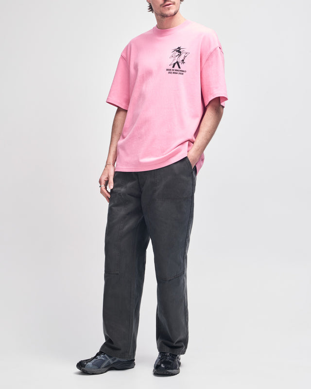 Clock It Os Tee - Prism Pink