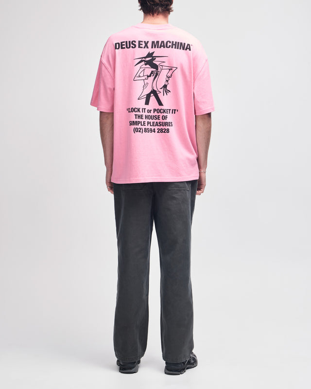 Clock It Os Tee - Prism Pink