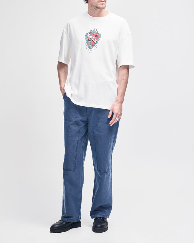 Priceless Advice Os Tee - Vintage White