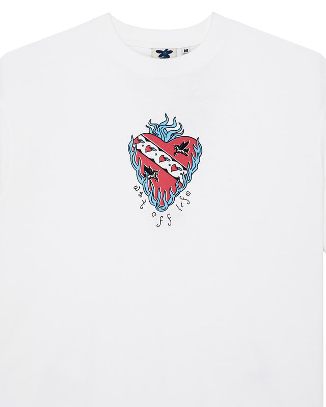 Priceless Advice Os Tee - Vintage White