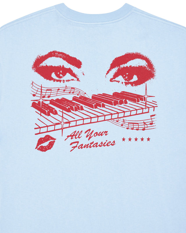 Major Chord Os Tee - Cerulean Blue