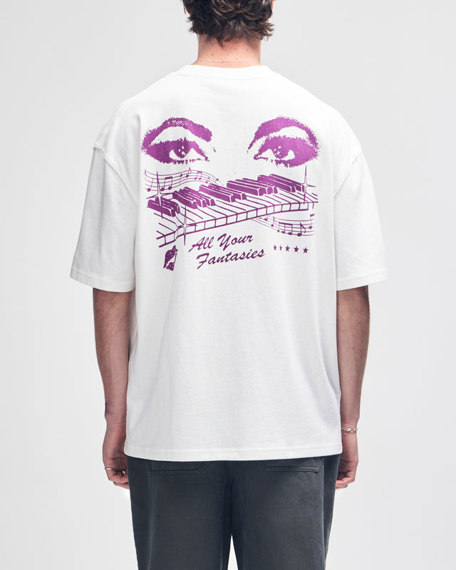 Major Chord Os Tee - Vintage White