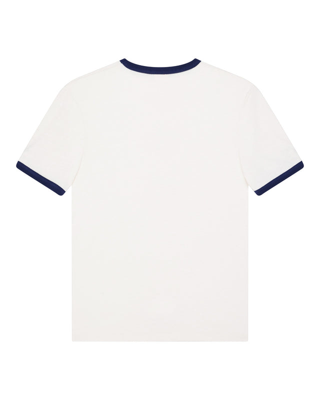 Power! Ringer Tee - Dirty White