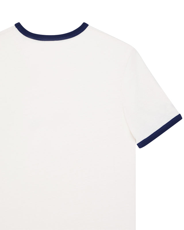 Power! Ringer Tee - Dirty White