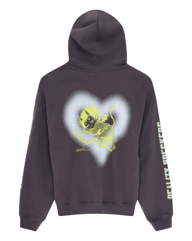 Further Out Zip Hoodie - Anthracite