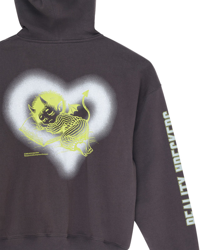 Further Out Zip Hoodie - Anthracite