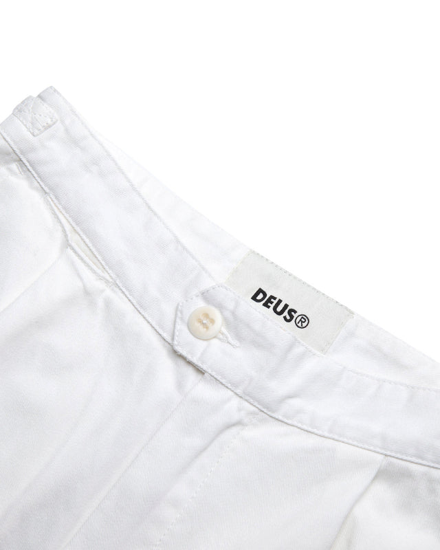 Juliette Pleat Pant (Relaxed Fit) - Bleach White