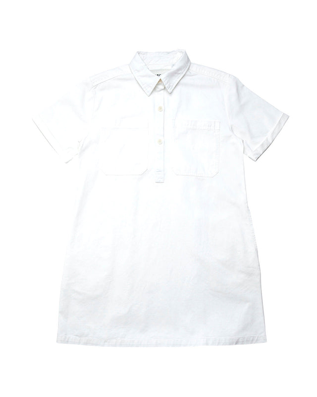 Honour Shirt Dress (Relaxed Fit) - Bleach White