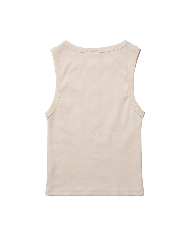Military Tank (Fitted) - Dirty White